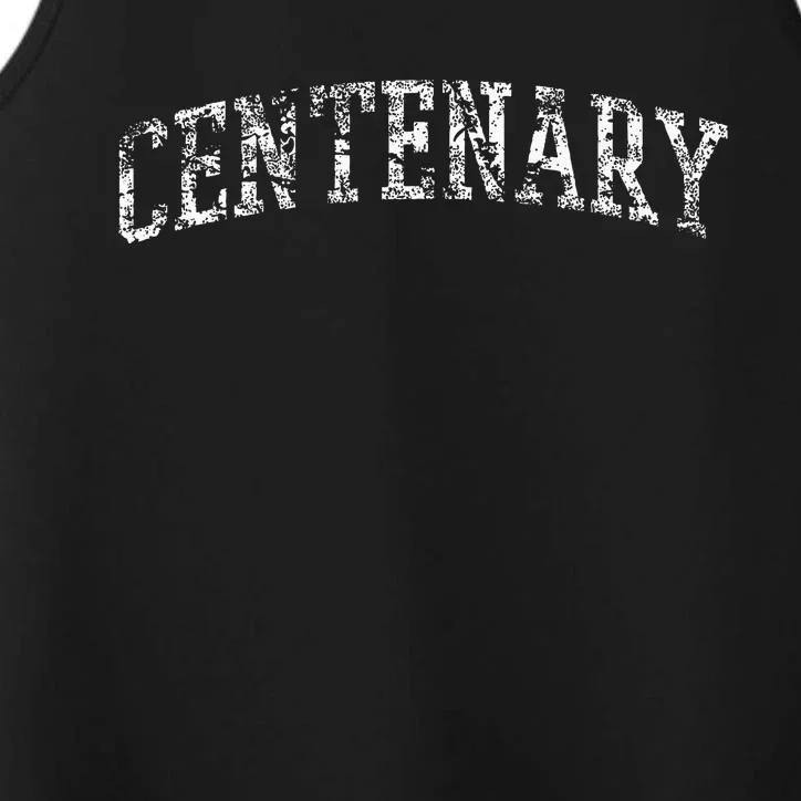 Centenary Athletic Arch College University Alumni Performance Tank