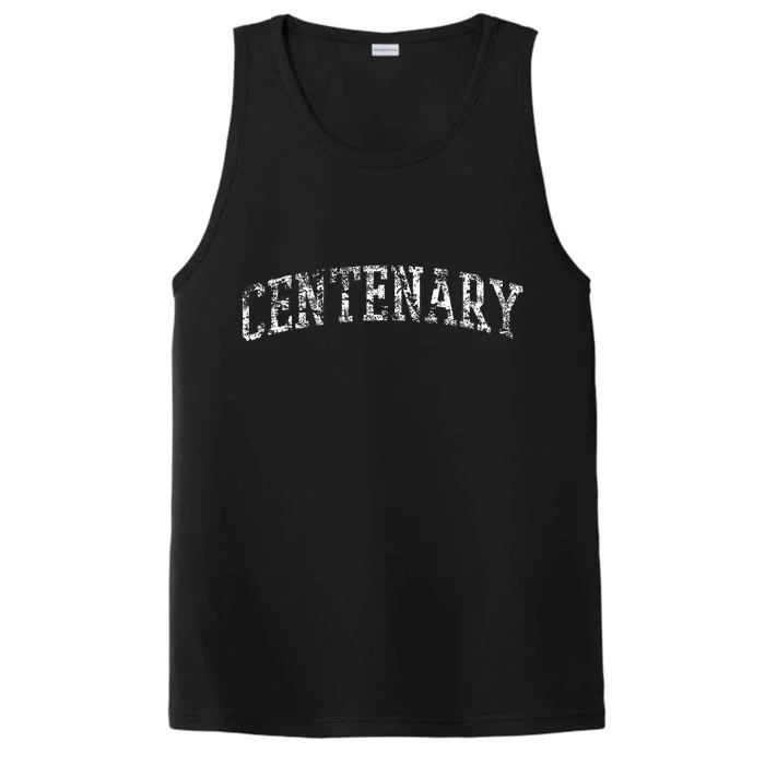 Centenary Athletic Arch College University Alumni Performance Tank