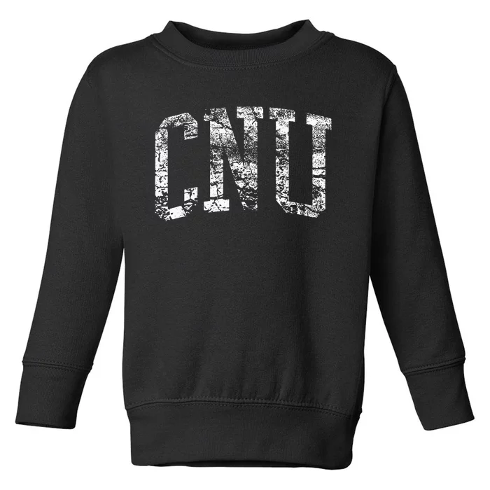 CNU Athletic Arch College University Alumni Toddler Sweatshirt