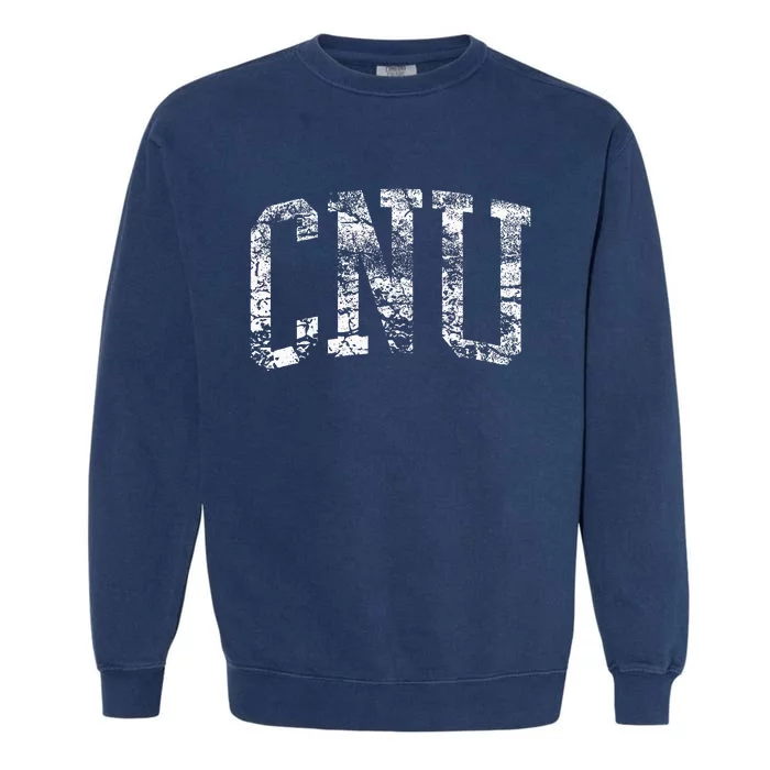 CNU Athletic Arch College University Alumni Garment-Dyed Sweatshirt