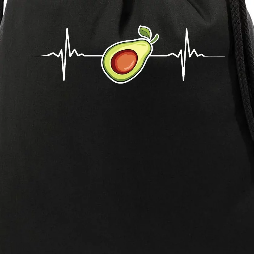 Cool Avocado Art For Women Guacamole Avocado Lovers Drawstring Bag