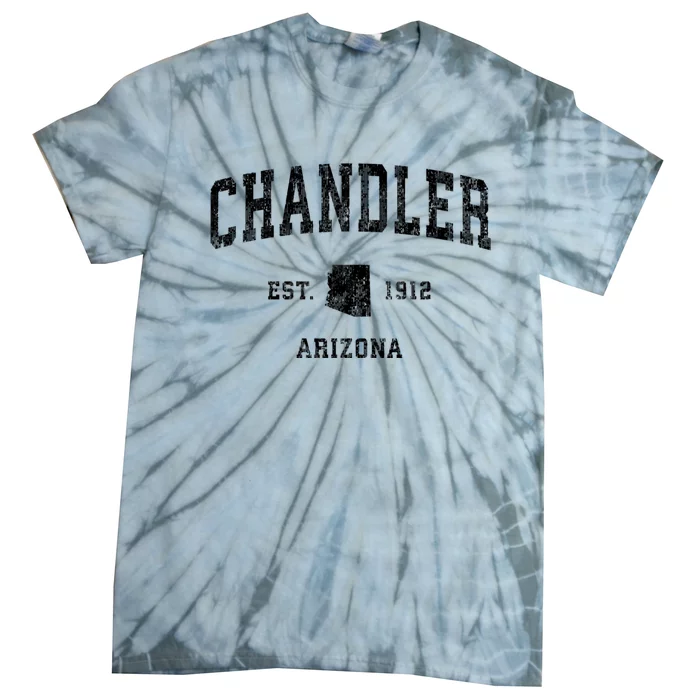 Chandler Arizona Az Vintage Athletic Sports Tie-Dye T-Shirt