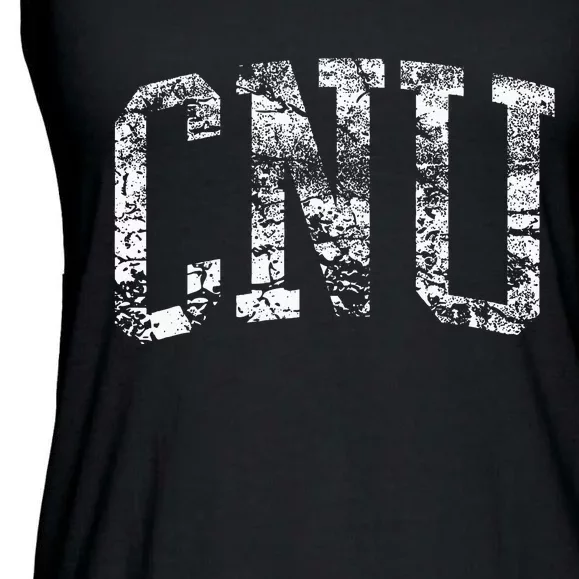 CNU Athletic Arch College University Alumni Ladies Essential Flowy Tank