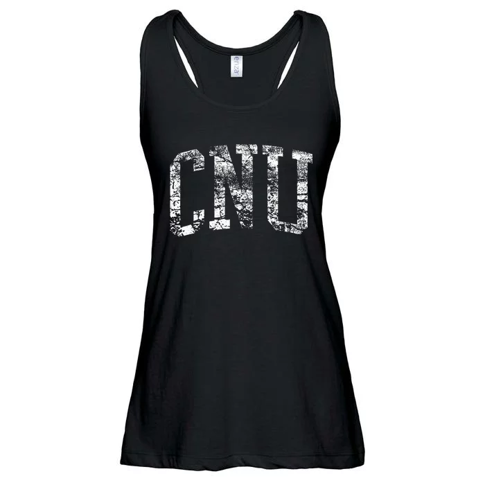 CNU Athletic Arch College University Alumni Ladies Essential Flowy Tank