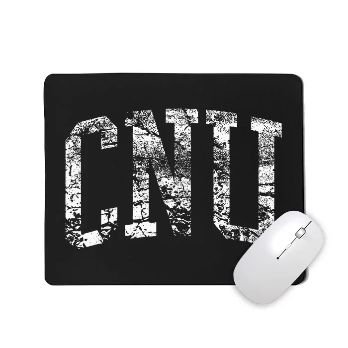 CNU Athletic Arch College University Alumni Mousepad