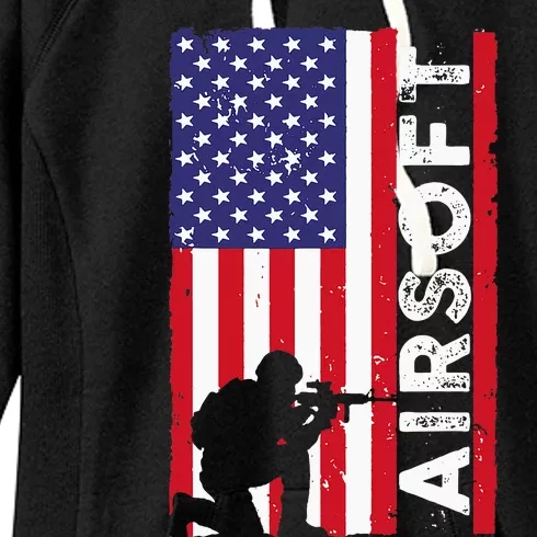 Cute Airsoft Art For Airsoft Player Airsofter Women's Fleece Hoodie