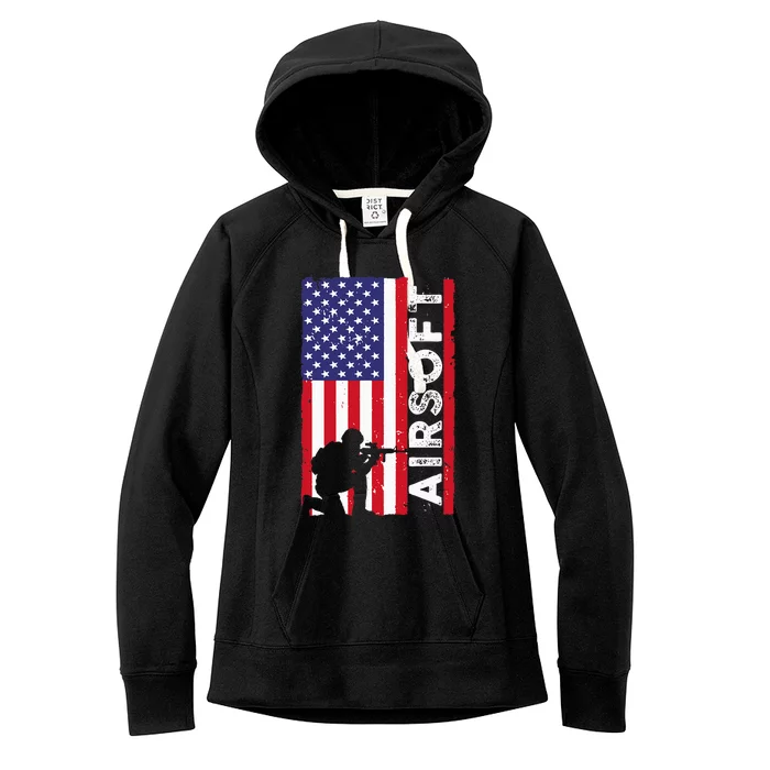 Cute Airsoft Art For Airsoft Player Airsofter Women's Fleece Hoodie