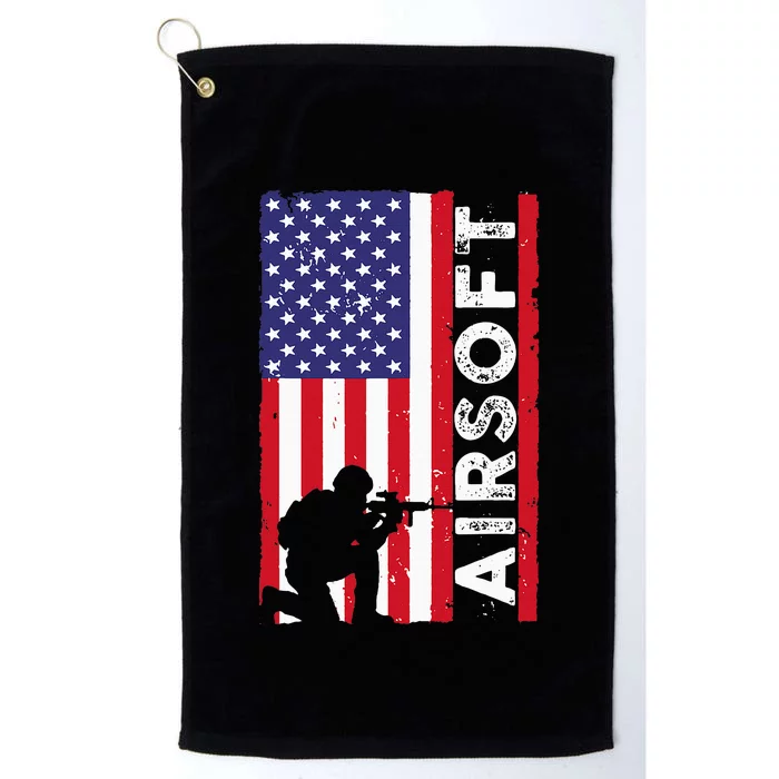 Cute Airsoft Art For Airsoft Player Airsofter Platinum Collection Golf Towel