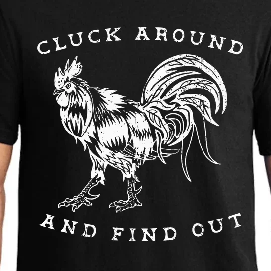 Cluck Around and Discover Chicken Comedy Pajama Set