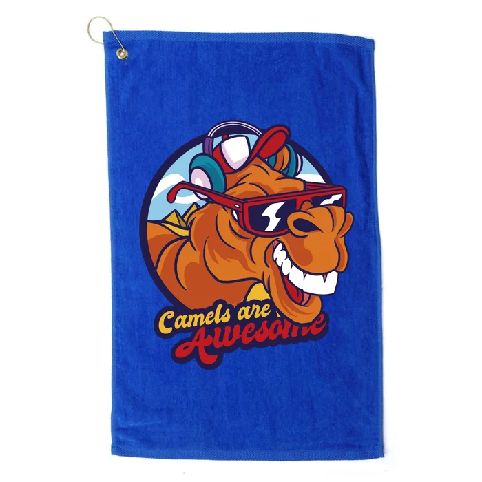 Camels Are Awesome Platinum Collection Golf Towel