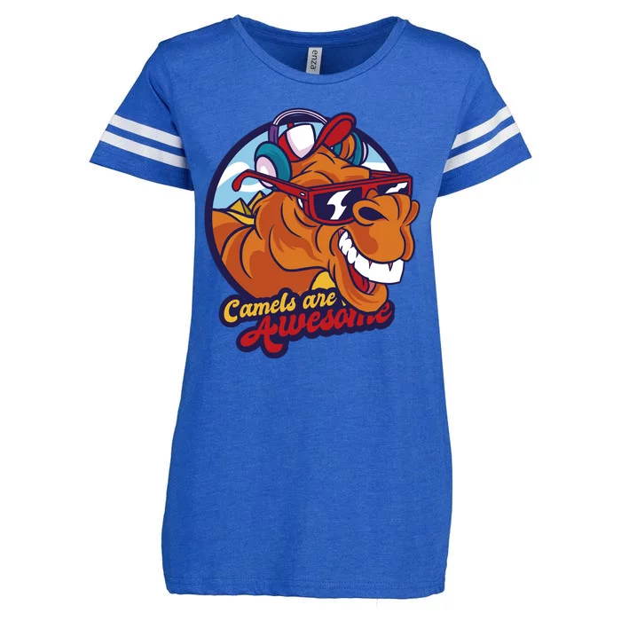 Camels Are Awesome Enza Ladies Jersey Football T-Shirt