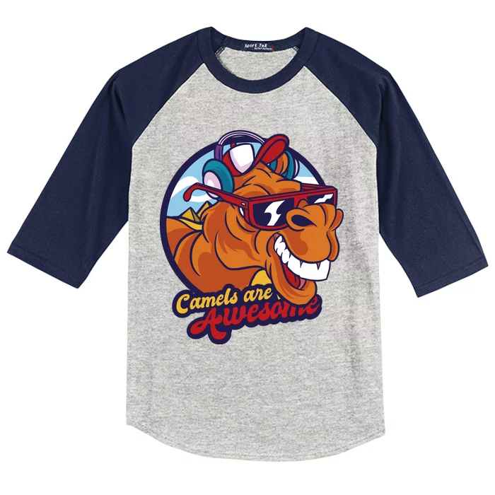 Camels Are Awesome Kids Colorblock Raglan Jersey