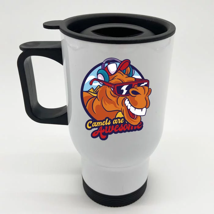 Camels Are Awesome Front & Back Stainless Steel Travel Mug