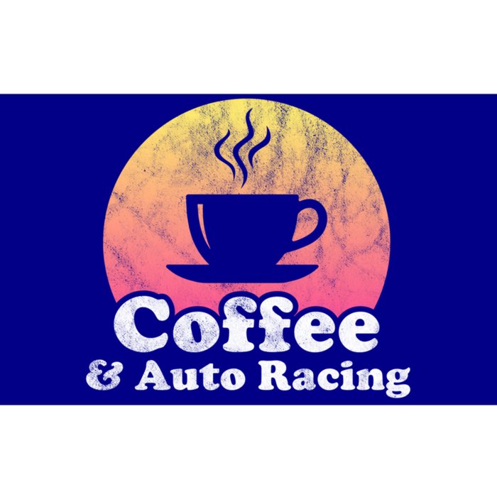 Coffee And Auto Racing Gift Bumper Sticker