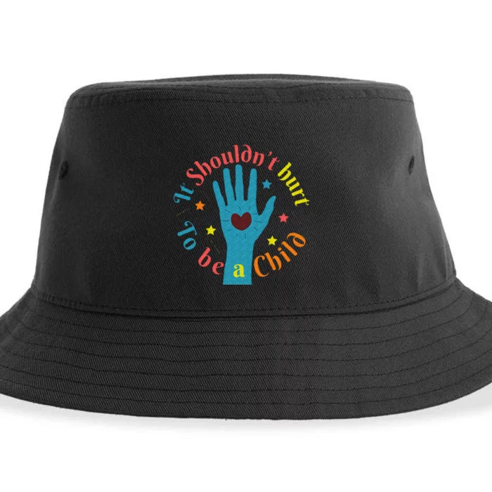 Child Abuse Awareness Sustainable Bucket Hat