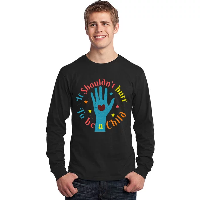 Child Abuse Awareness Tall Long Sleeve T-Shirt