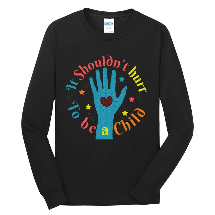 Child Abuse Awareness Tall Long Sleeve T-Shirt