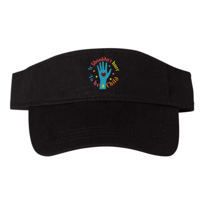 Child Abuse Awareness Valucap Bio-Washed Visor