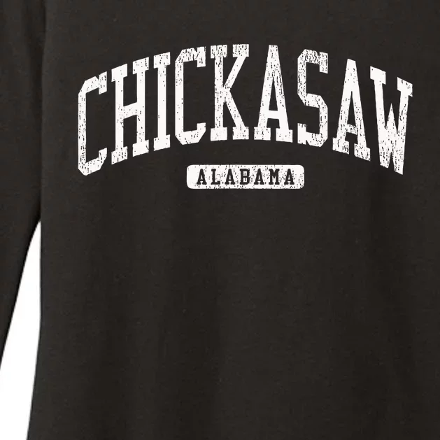 Chickasaw Alabama Al Js03 College University Style Womens CVC Long Sleeve Shirt