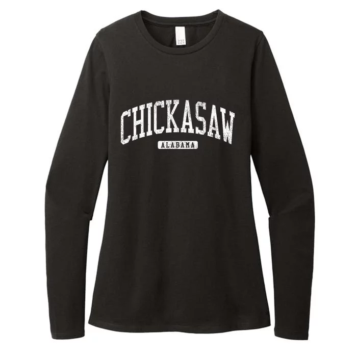 Chickasaw Alabama Al Js03 College University Style Womens CVC Long Sleeve Shirt