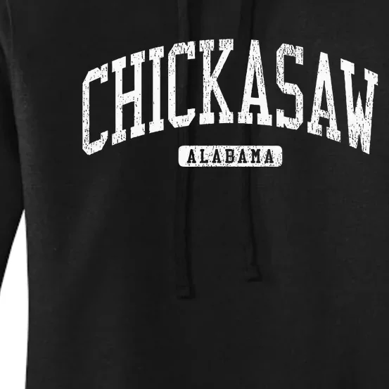 Chickasaw Alabama Al Js03 College University Style Women's Pullover Hoodie