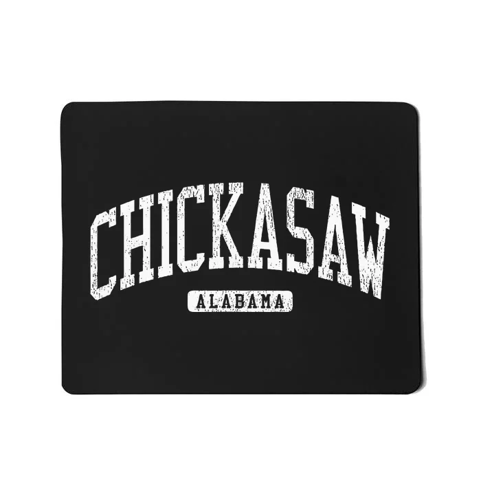 Chickasaw Alabama Al Js03 College University Style Mousepad