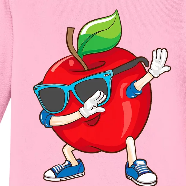 Cool Apple Art Apple Picking Apple Lover Baby Long Sleeve Bodysuit