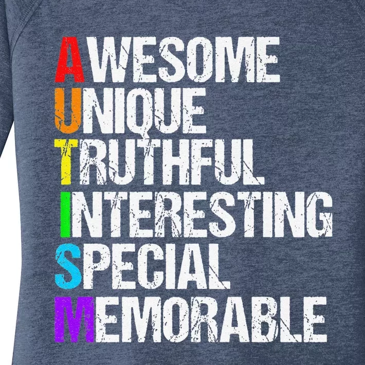 Cool Autism Awareness Premium Women's Perfect Tri Tunic Long Sleeve Shirt