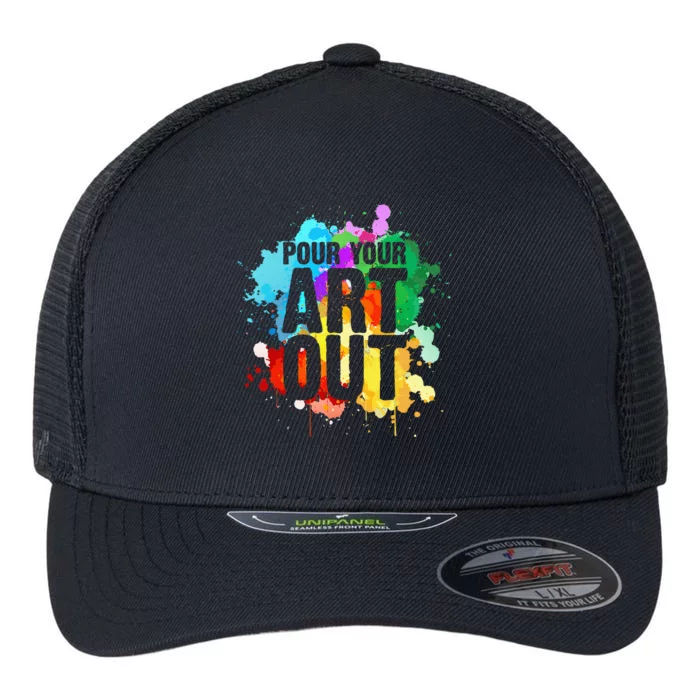 Cool Artist Art For Men Women Paint Painter Artist Painting Flexfit Unipanel Trucker Cap