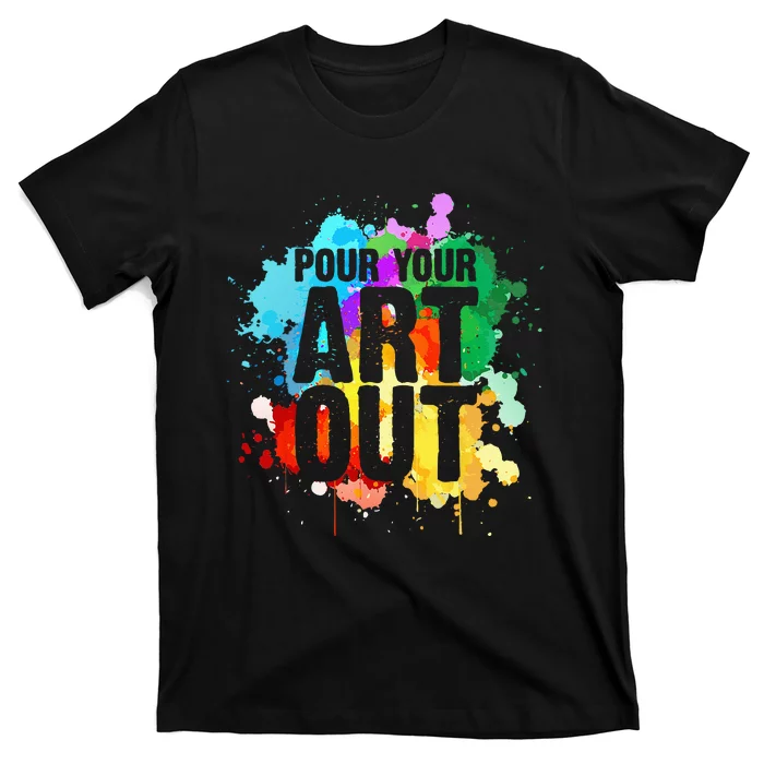 Cool Artist Art For Men Women Paint Painter Artist Painting T-Shirt