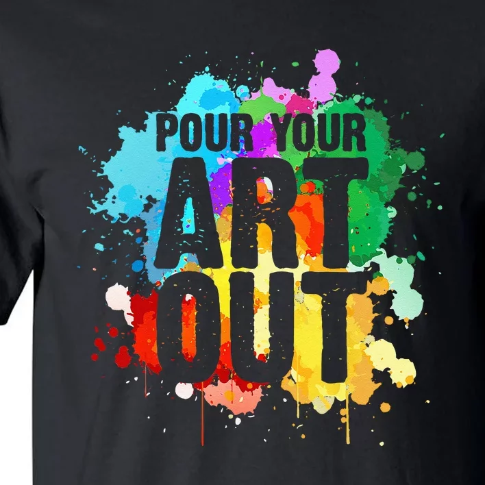 Cool Artist Art For Men Women Paint Painter Artist Painting Tall T-Shirt