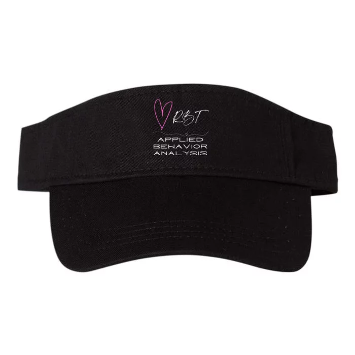 Cheerful and Adorable Design for ABA Therapist RBT Valucap Bio-Washed Visor