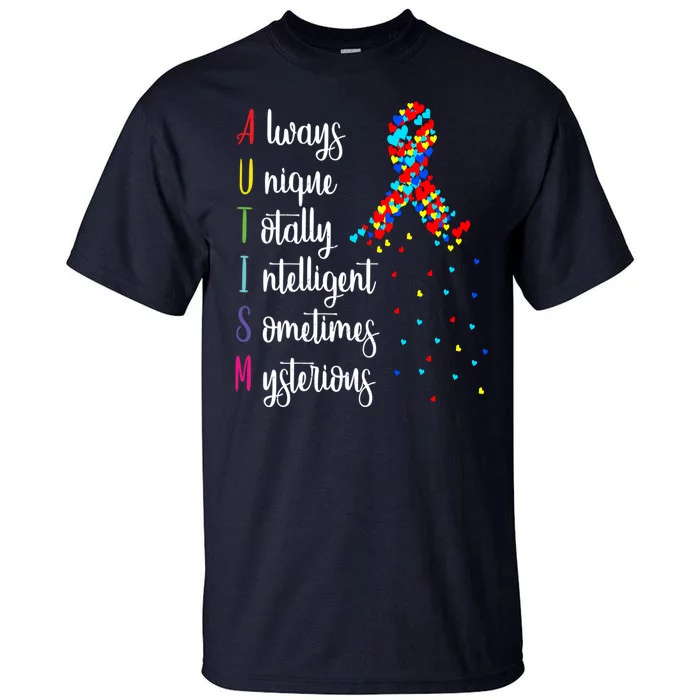 Colorful Autism Awareness Gift Tall T-Shirt