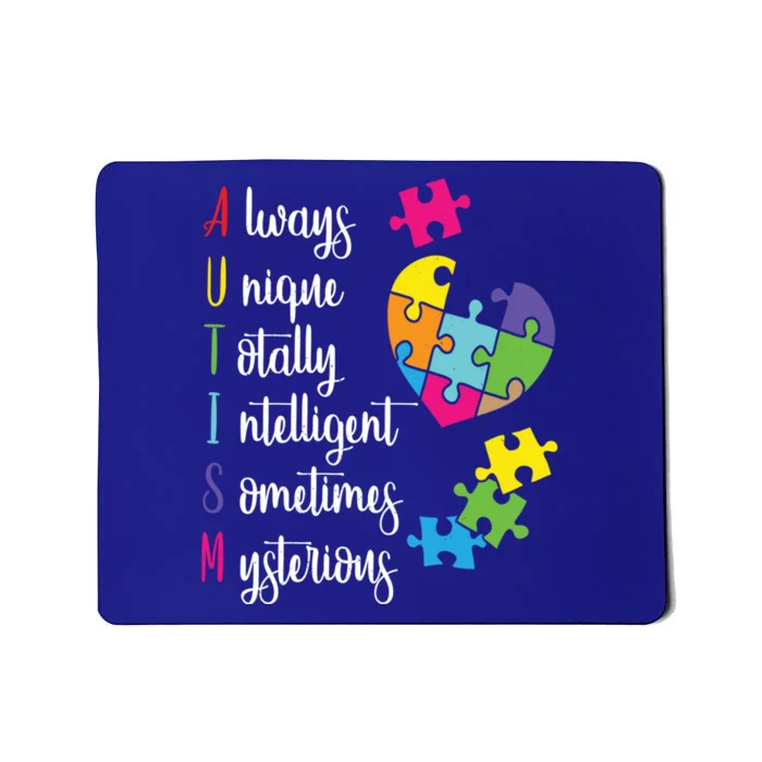 Colorful Autism Awareness Gift Design Sd Parents Meaningful Gift Mousepad