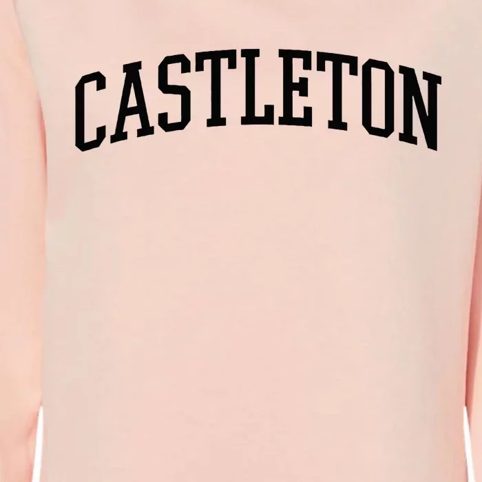 Castleton Athletic Arch College University @ Alumni Womens California Wash Sweatshirt