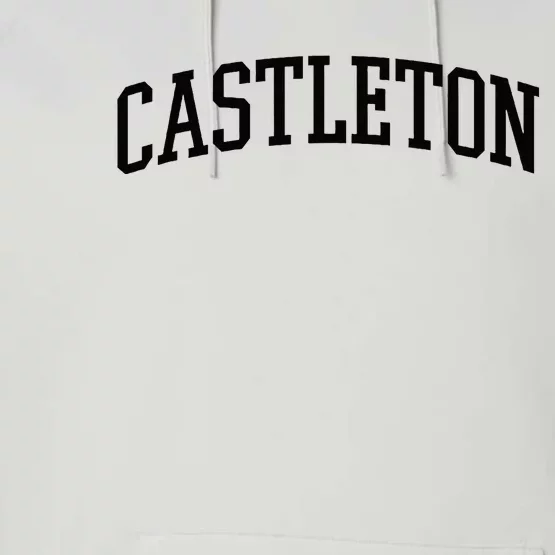 Castleton Athletic Arch College University @ Alumni Performance Fleece Hoodie