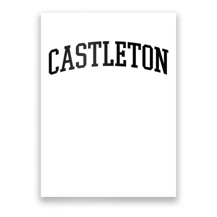 Castleton Athletic Arch College University @ Alumni Poster