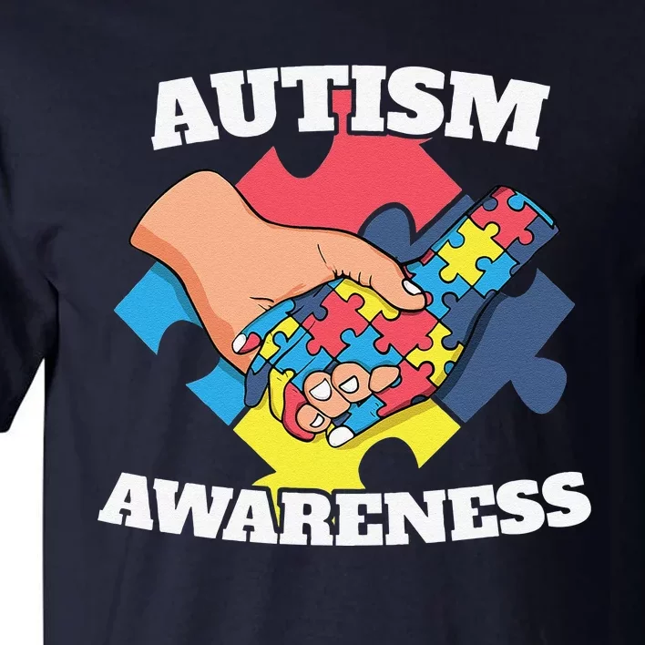 Cute Autism Awareness 2 April Autism Day Gift Tall T-Shirt