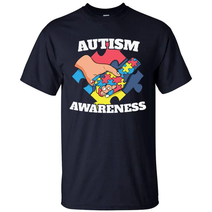 Cute Autism Awareness 2 April Autism Day Gift Tall T-Shirt