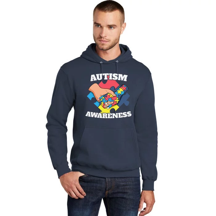 Cute Autism Awareness 2 April Autism Day Gift Tall Hoodie