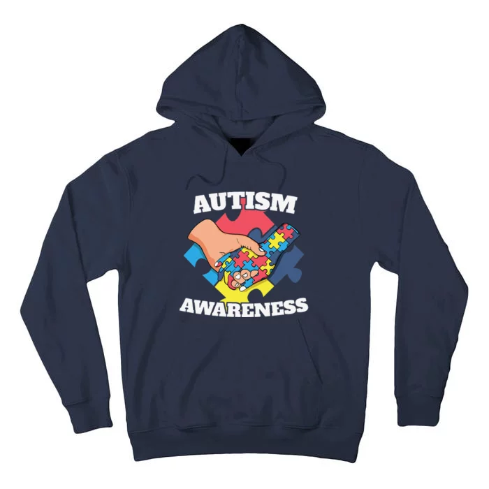 Cute Autism Awareness 2 April Autism Day Gift Tall Hoodie