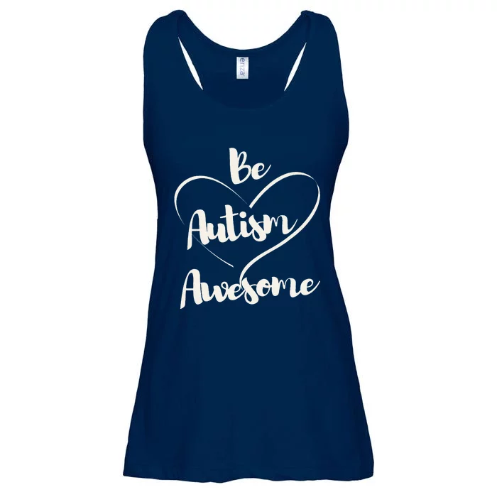 Cute Autism Awareness Autistic Support Saying Ladies Essential Flowy Tank