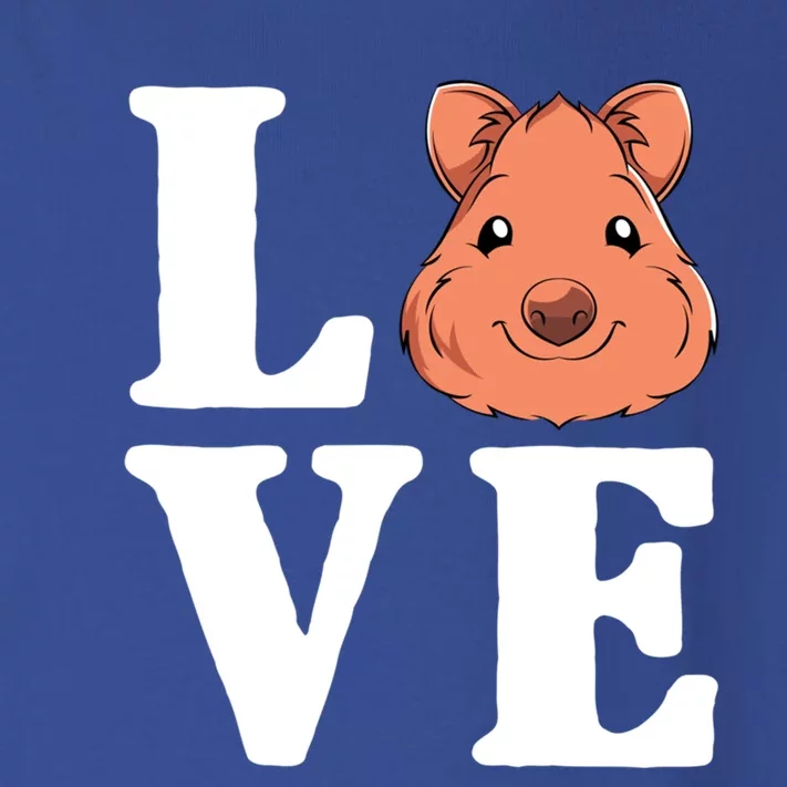 Cute Aussie Animal Lover Gift Valentines Day Love Quokka Gift Toddler Long Sleeve Shirt