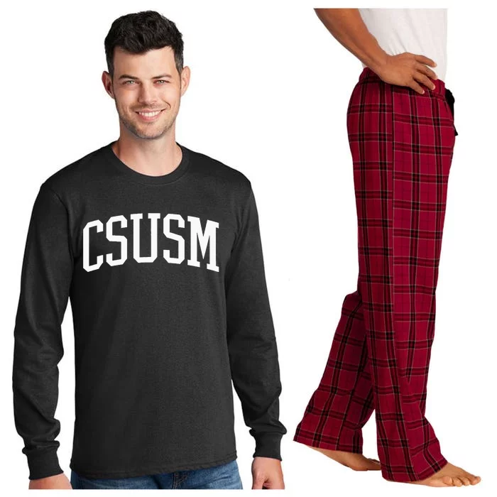 CSUSM Athletic Arch College University @ Alumni Long Sleeve Pajama Set