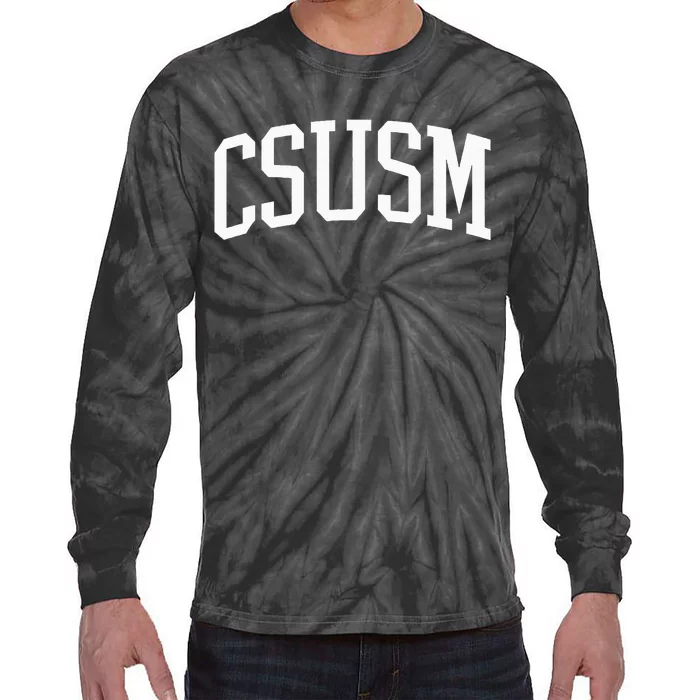 CSUSM Athletic Arch College University @ Alumni Tie-Dye Long Sleeve Shirt