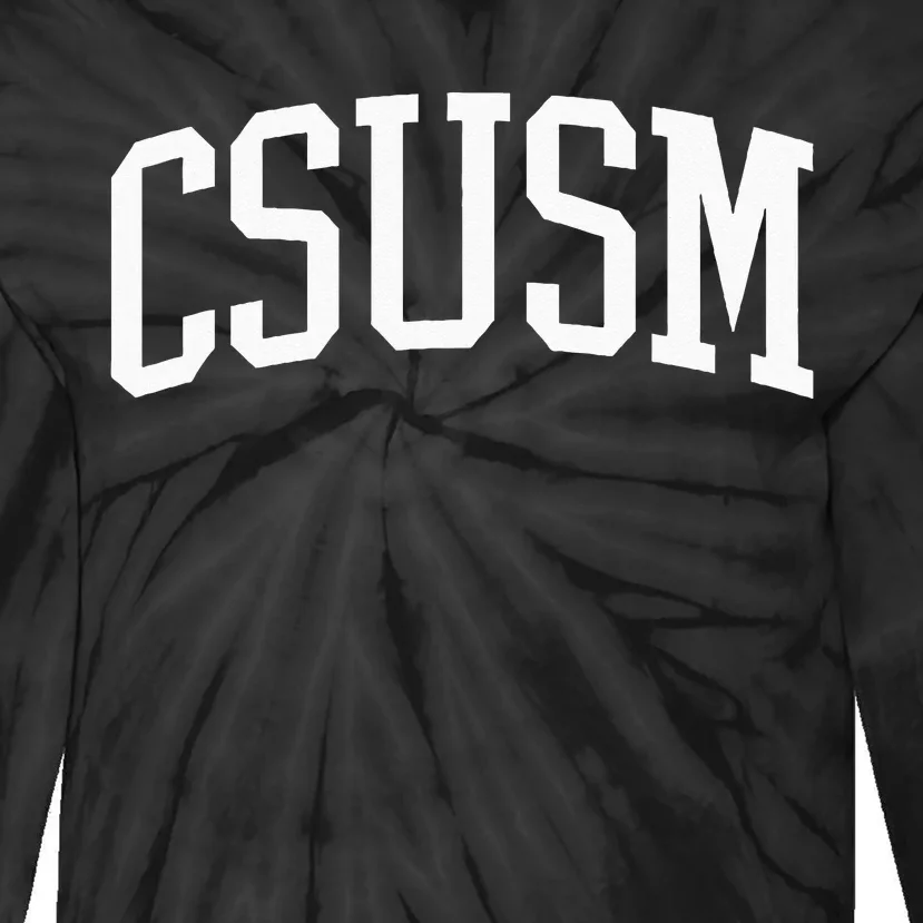 CSUSM Athletic Arch College University @ Alumni Tie-Dye Long Sleeve Shirt