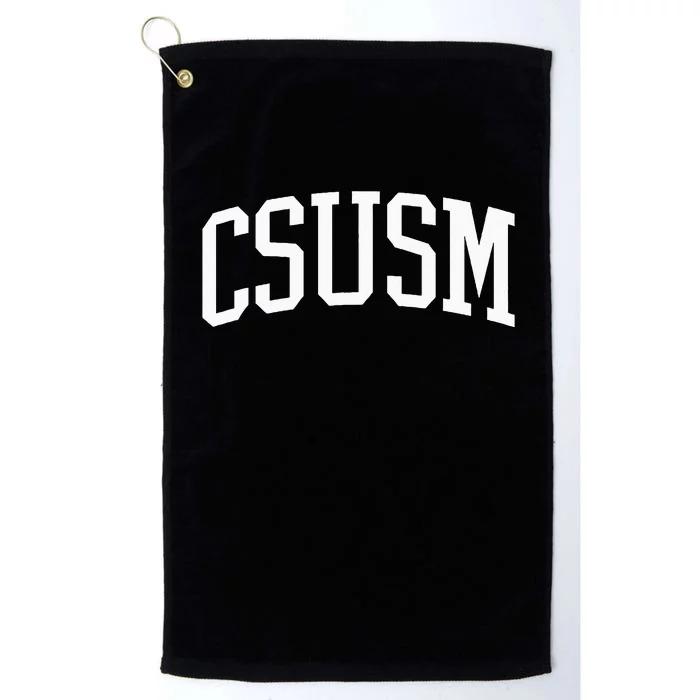 CSUSM Athletic Arch College University @ Alumni Platinum Collection Golf Towel