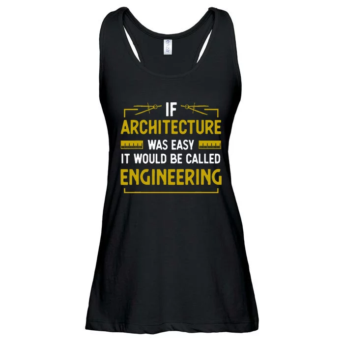 Cool Architect Art Wo Architecture Engineer Compass Ladies Essential Flowy Tank