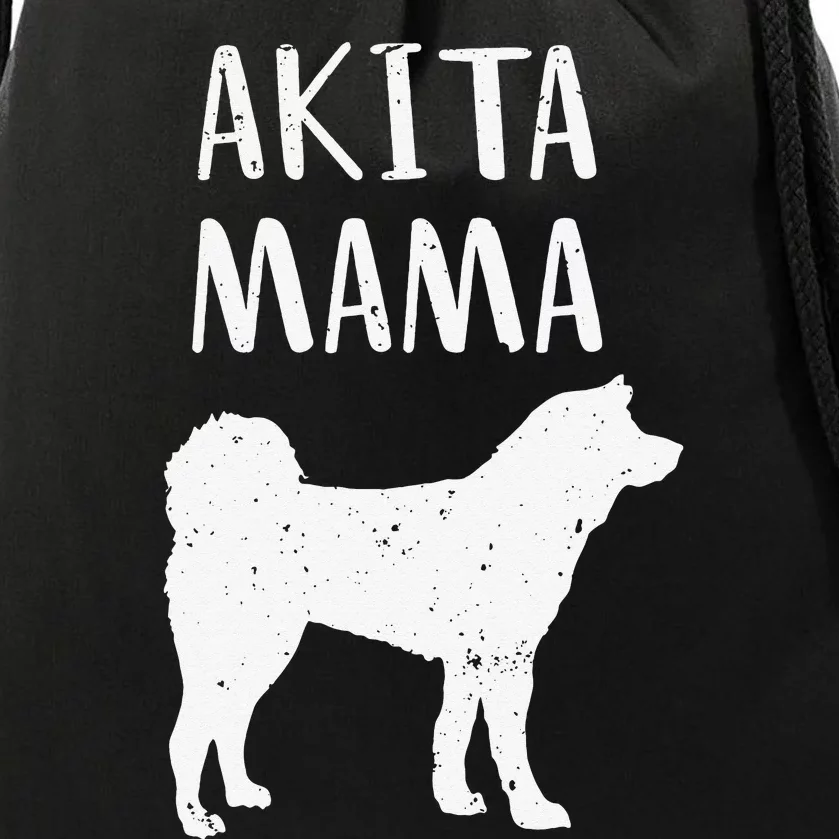 Cool Akita  Akita Mom Owner Pet Lover Drawstring Bag