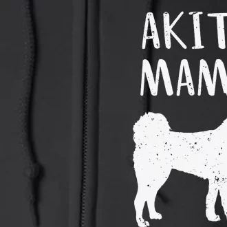 Cool Akita  Akita Mom Owner Pet Lover Full Zip Hoodie